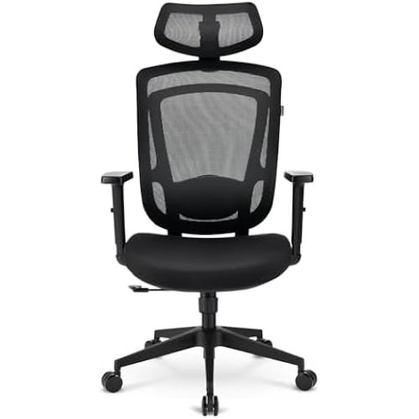 Kontorsstol - Sharkoon - OfficePal C10 - Meshrygg - Vadderad sits - Justerbara armstöd