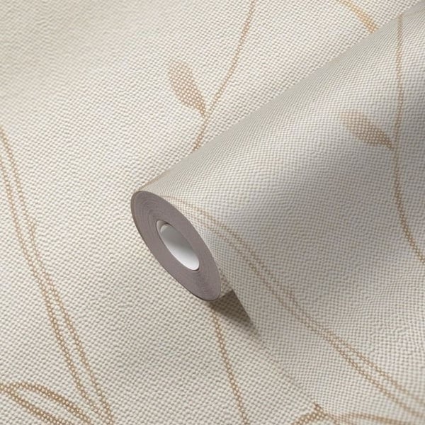 Non-woven tapeter - beige - träd / löv - Mönstrade tapeter - Pure Elegance - A.S