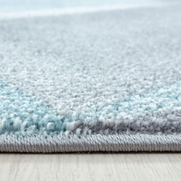 Moderna & Design Ayyildiz Mattor 240 x 340 cm - Blå - Rektangulär - Mjuk Ull Effekt Med Korta Hår För Komfort