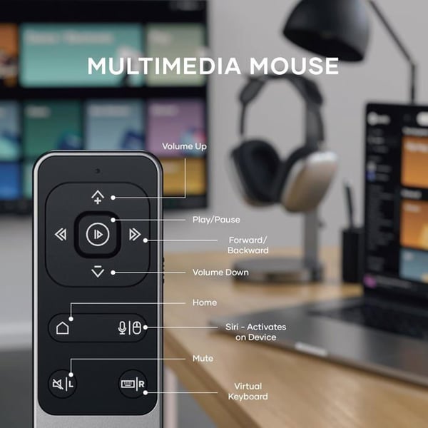 Bluetooth-fjernbetjening - Satechi - R2 - Multimedia - Grå - Nem kontrol