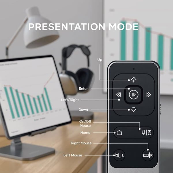 Bluetooth-fjernbetjening - Satechi - R2 - Multimedia - Grå - Nem kontrol