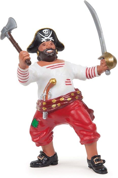 Axe Corsair Figurine - PAPO - Leksak för 3-åriga barn - Handmålad