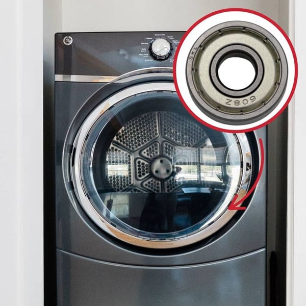 Rullager 608 ZZ Torktumlare 480112101499, C00311359 WHIRLPOOL, BAUKNECHT, LADEN, INDESIT, IGNIS, KOMPATIBEL, ARISTON HOTPOINT, VEDE
