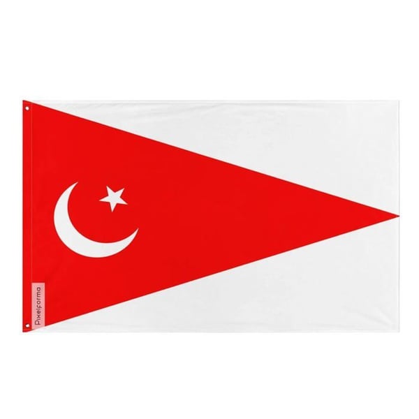 Flagga för Ma Bufangs trupper – 128 x 192 cm – Polyester – Järnöglor – Motståndskraftig