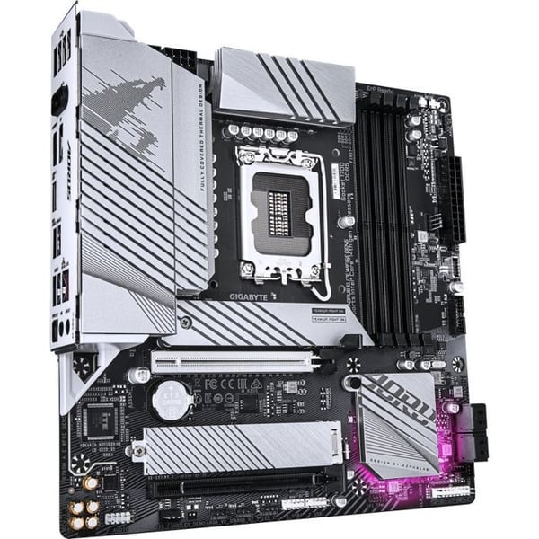 Moderkort - GIGABYTE - B760M A E WF6E GEN5 - Format Micro-ATX - Chipset Intel B760 - WiFi 6E & PCIe 5.0