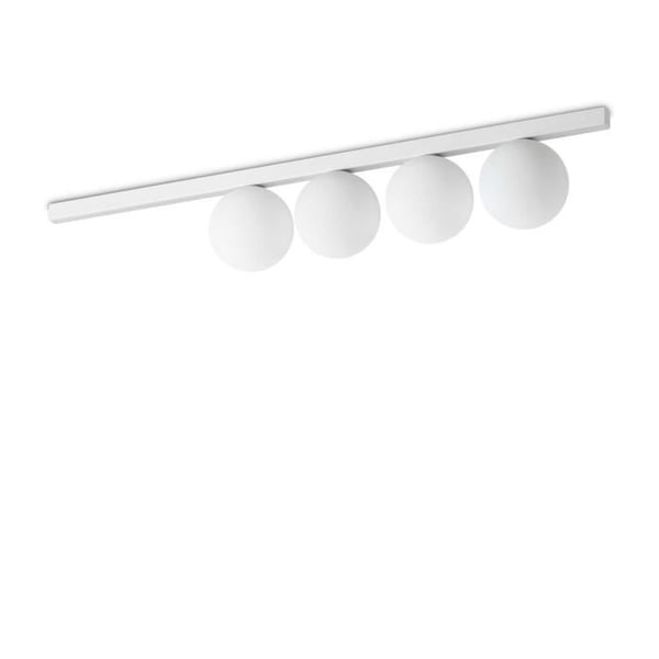 Taklampa - Ideal Lux - BINOMIO - 4 Ljuskällor - Metall - Vitt Glas
