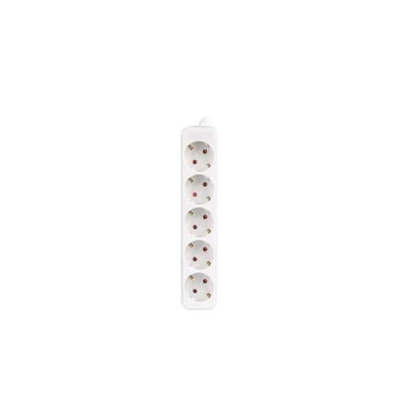 Eldosa - Lanberg - 5 st Schuko-uttag - 2500 W - 3 m Vit