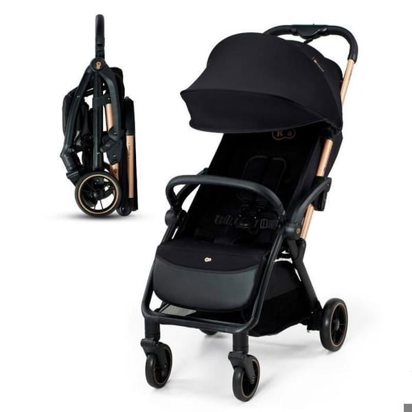 KINDERKRAFT - Klapvogn APINO - 4 hjul - Sort