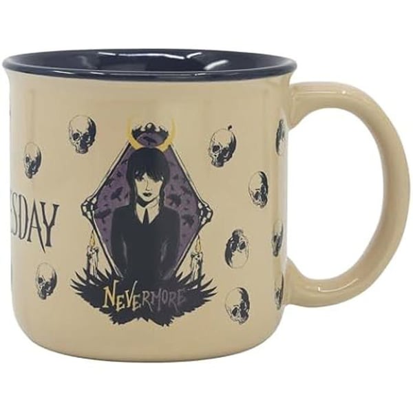 Mugg - STOR - Frukost Onsdag - 400 ML - Keramik - Flerfärgad - Modern Design
