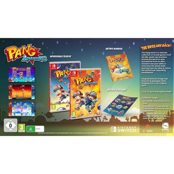 Pang Adventures Buster Edition Nintendo Switch