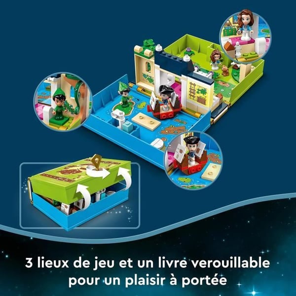 LEGO Disney 43220 Peter Pans och Wendys äventyr i en sagobok