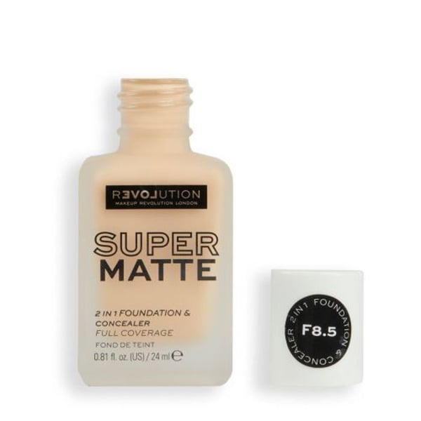 Foundation - Relove - Supermatte F8.5 - Mattifier - SPF15 - 24 ml