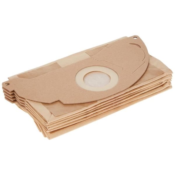 To-lags papirfilterpose til KARCHER WD2200 / A2003 / 2004 / 2054Me - pakke med 5 stk.