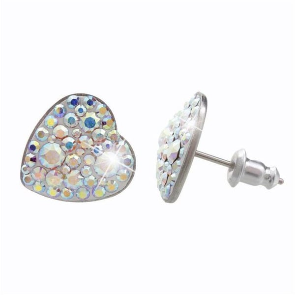 JSB Bijoux Hjärta med Swarovski® kristallstenar (färgmix)