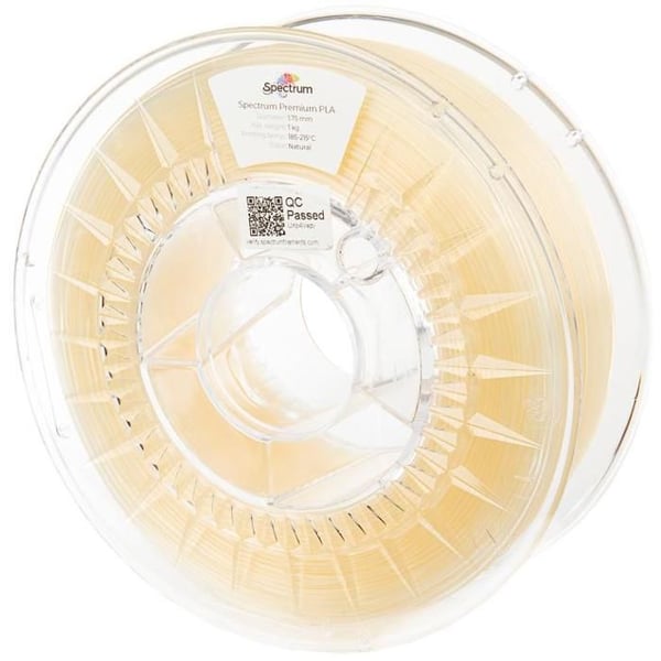 Filament PLA - FILAMENT - Spectrum Premium - 1,75 mm - 1 kg - Natur