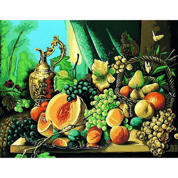 Canevas Pénélope Antik Fruktsamling 65x80cm