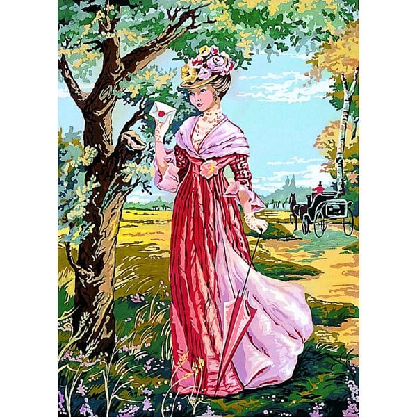 Antik duk Brev 45x60cm