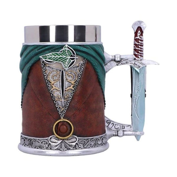 Mugg - NEMESIS NU - Frodo - Resin - Rostfritt stål - 15,5 cm