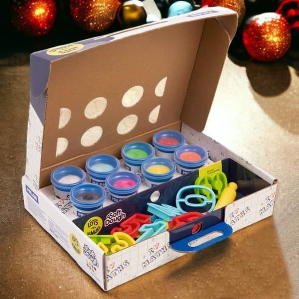 Matematik modelleringslera kit 8 krukor med tillbehör