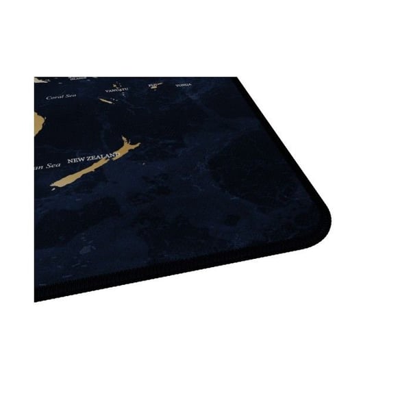 XXL Musmatta - NATEC - Världskarta - 800x400mm - Vattenavvisande - Grå/Svart