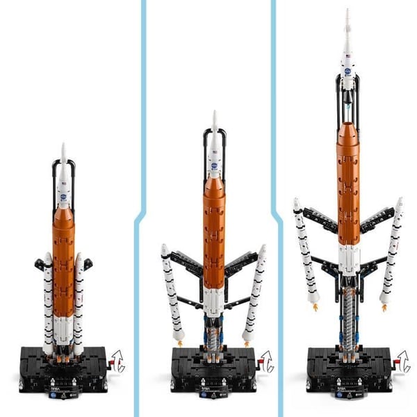 LEGO Technic 42221 NASA Artemis SLS Raketten - Interaktivt STEM-spil fra 9 år - Gaveidé - Byggesæt