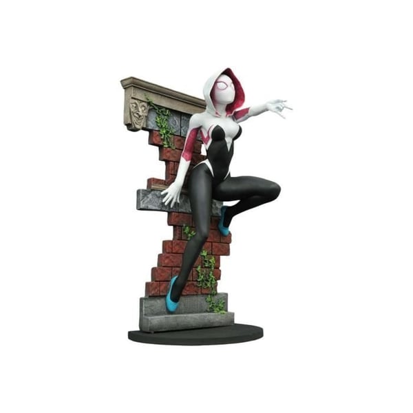 Figurin - Spider-Gwen - 23 cm - Flerfärgad - PVC - Noggrant detaljerad