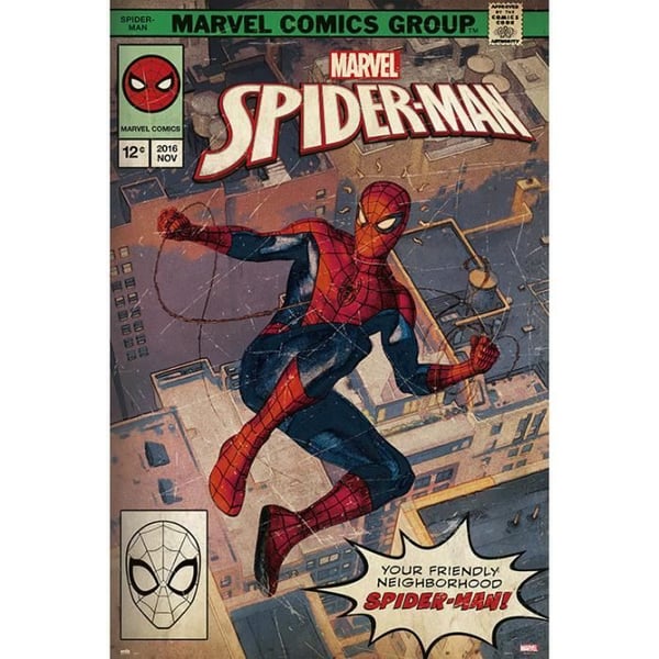 Marvel Spider-Man Front Comic Poster