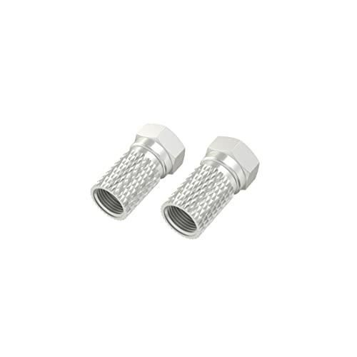 Anslutningskontakt H F Male 6,5mm - HAMA - SAT-kabelmontering - Optimerad gänga - Pålitelig anslutning Anslutningskontakt H F Male 6,5mm - HAMA - SAT-kabelmontering - Optimerad gänga - Pålitelig anslutning