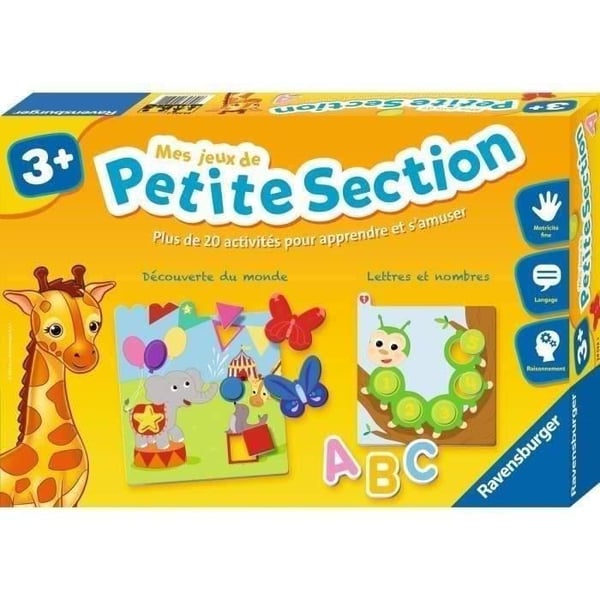 Komplett pedagogisk boxset - Mina små sektionsspel - Ravensburger - 20 aktiviteter - Från 3 år