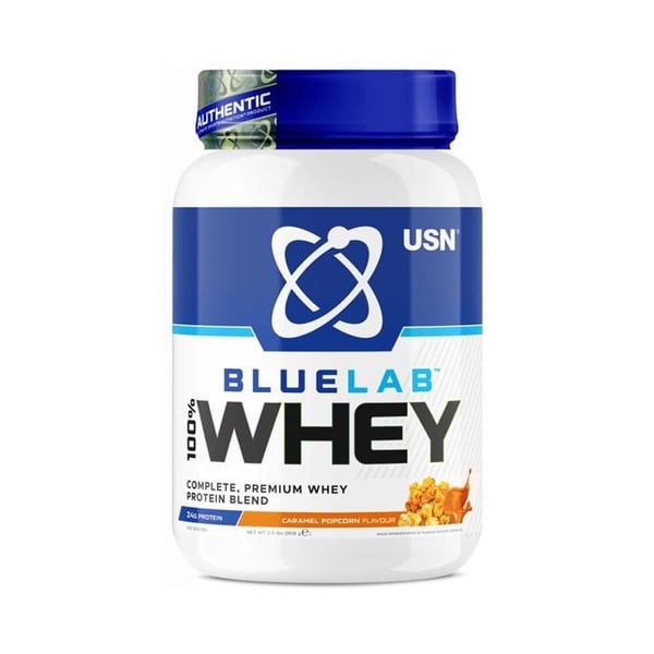 Blue Lab Whey 908g Karamellpopcorn USN Protein
