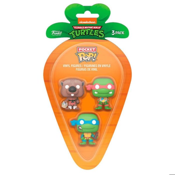 Figurine Funko Morot Pocket POP blister Ninja Turtles Splinter Leonardo Raphael (x3)