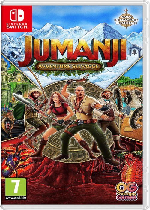 Videospel - Jumanji Wild Adventures - Nintendo Switch - Äventyr - Importversion - PEGI 7+