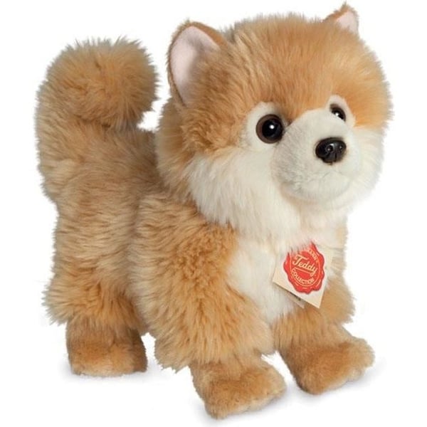 Peluche - Loulou de Poméranie - 22 cm - Svart - Mixad - För barn från 3 år