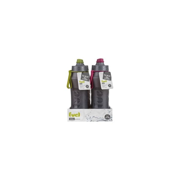 Urheilupullo - Fuel - Push-pull-korkilla ja kannella - Tilavuus: 720 ml