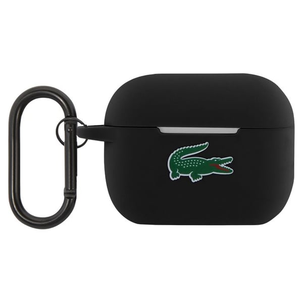 Silikonskal för AirPods Pro med Lacoste svart karbinhake