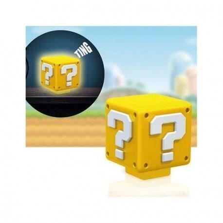 Mini-lampa USB - PALADONE - Frågeblock - 8 cm - LED - Gul