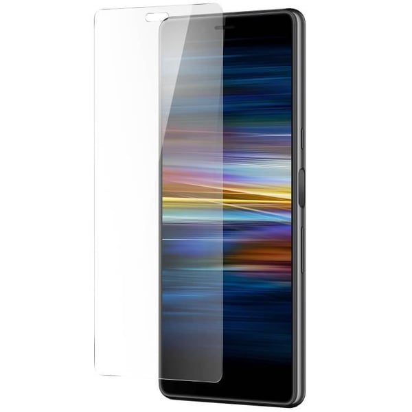 Skyddsfilm - AVIZAR - Sony Xperia L3 - 9H härdat glas - Transparent - Stötsäker