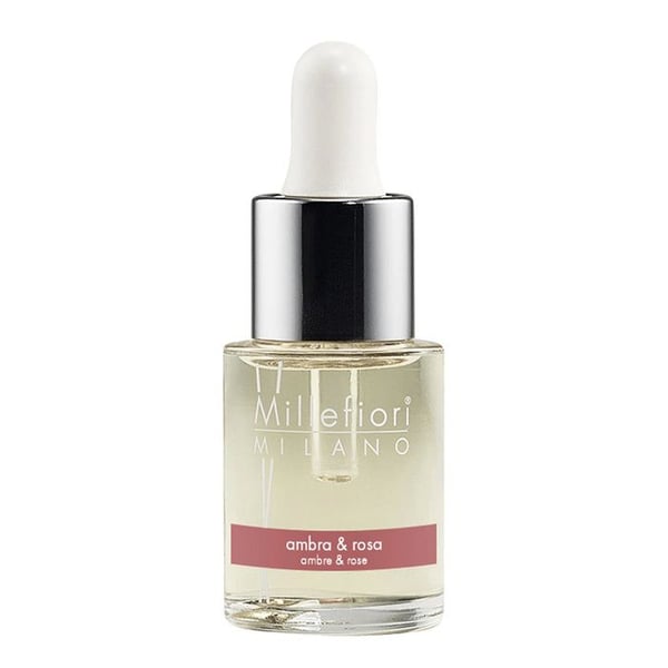 MILLEFIORI, VATTENLÖSLIG DOFT AMBRÉ & ROSA 15ML, HEM, DOFTSPRAY, OLJA