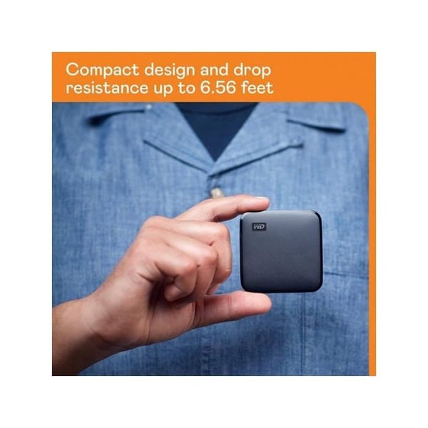 WD Elements SE 2 TB Extern hårddisk SSD 2.5 USB 3.0 Svart WDBAYN0020BBK-WESN