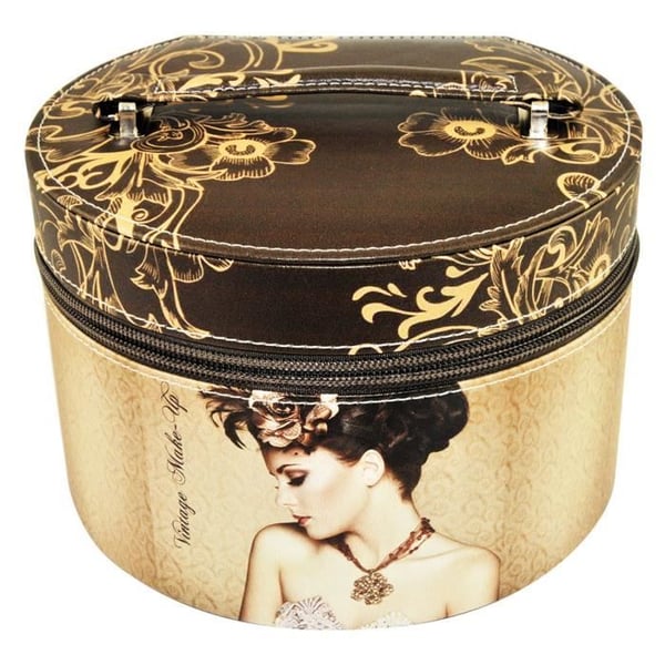 GLOSS - Vintage sminkfodral - 36 delar