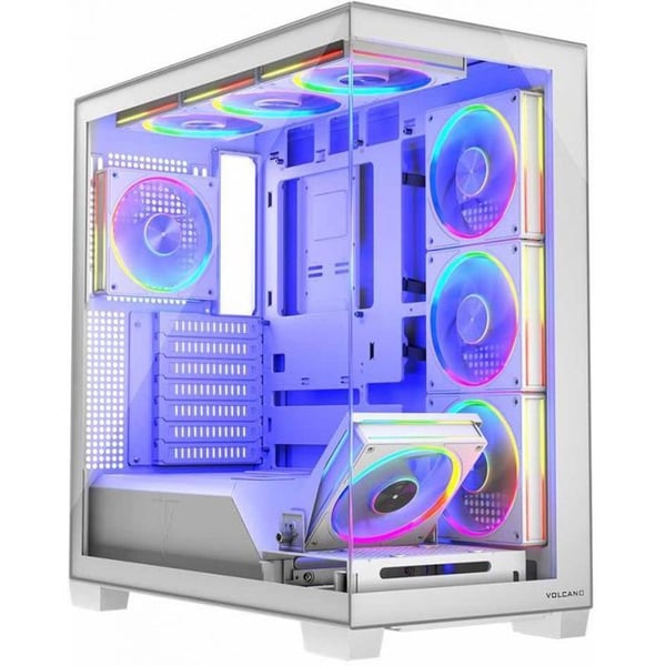 PC-kabinet - sidepaneler Modecom - AT-STELLAR-8F-ARGB-20 - Volcano Stellar ARGB 8F bila