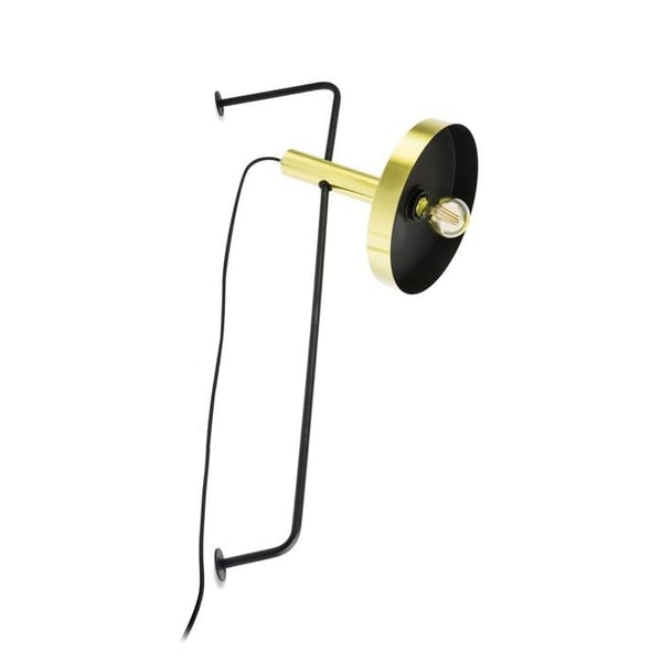 Bordslampa - FARO - WHIZZ - Guld och svart - Modern design - LED E27