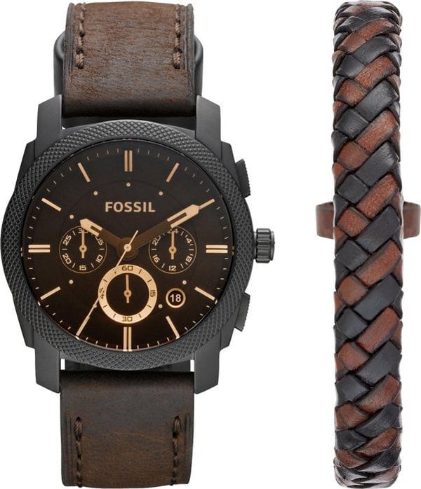 Klocka - Fossil - FS5251SET - Chronograf - Läder - Brun
