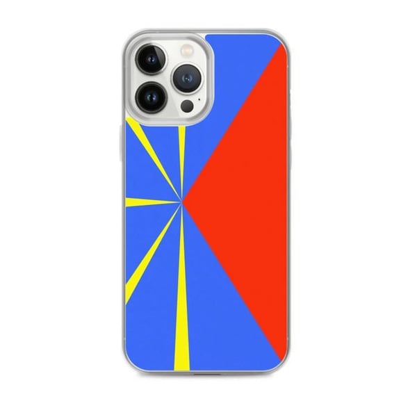 Mobilskal - PIXELFORMA - iPhone 13 Pro Max - Flexibelt - Stötdämpande - Réunions flagga