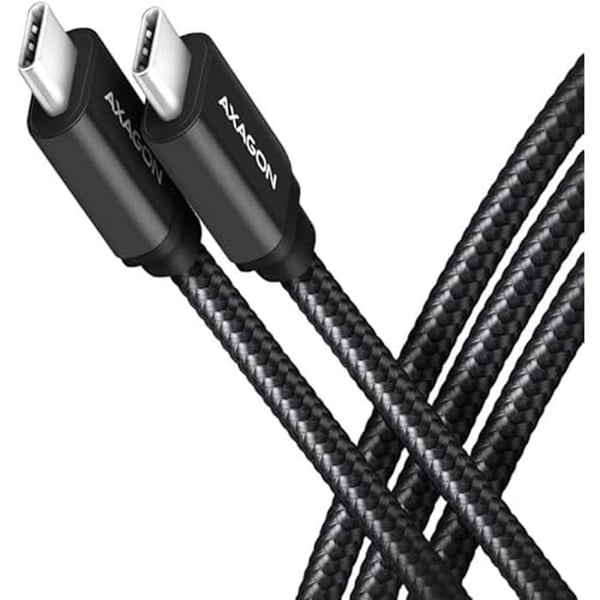 USB-C-kabel - AXAGON - HCM3-CM15AB - 1,5 m - USB-C 3.2 Gen 1 - Svart