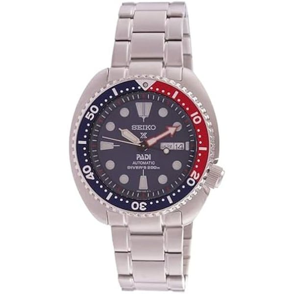 Klocka - SEIKO - Prospex PADI SRPE99K1 - Automatisk - 200m - Rostfritt stål - Blå/Röd