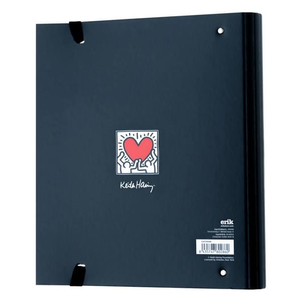 Classeur med 4 ringar Keith Haring