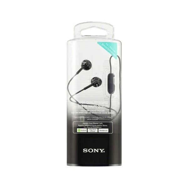 Hörlurar - Sony - MDR-EX110AP - In-ear - Trådad - Svart