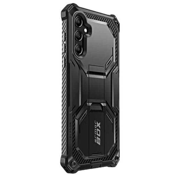 Skal - I-BLASON - Armorbox - Samsung Galaxy A55 - Heltäckande Skydd - Stötresistent - Svart