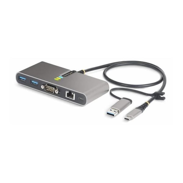 StarTech.com Hub USB-C till 2 Po